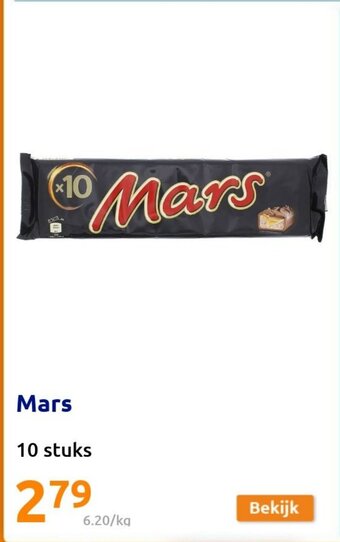 Action Mars 10 stuks aanbieding