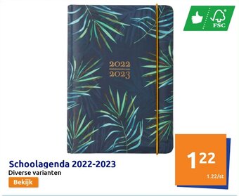 Action Schoolagenda 2022-2023 aanbieding