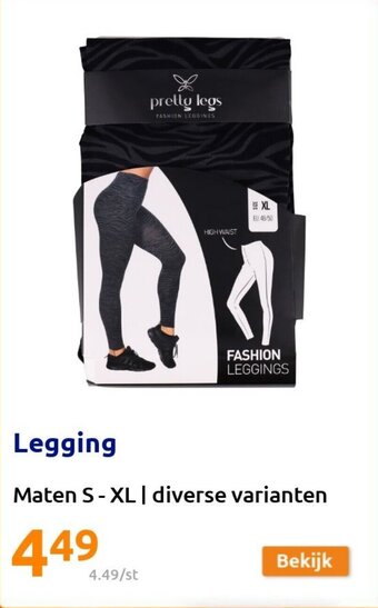 Action Legging Maten S-XL aanbieding