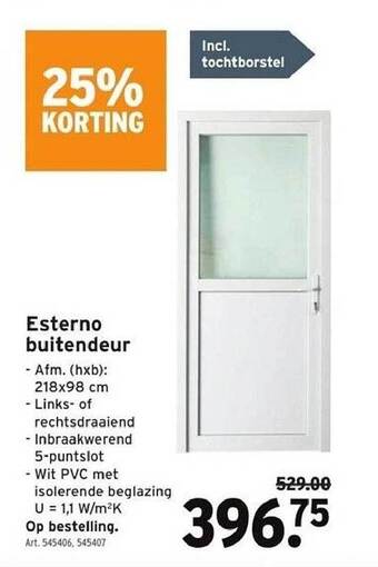 GAMMA Esterno buitendeur aanbieding