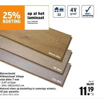 GAMMA Laminaat aanbieding
