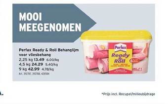 GAMMA Perfax ready & roll behanglijm voor vliesbehang aanbieding