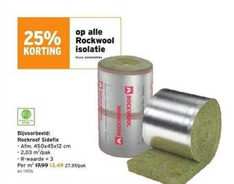 GAMMA Rockwool isolatie aanbieding