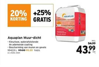 GAMMA Aquaplan muur-dicht aanbieding