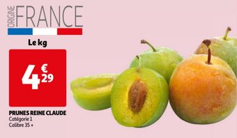 Prunes Reine Claude