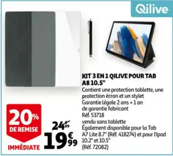 Qilive Kit 3 en 1 Qilive Pour Tab A8 10.5"