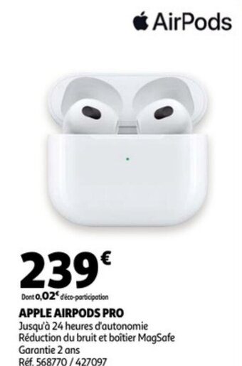 Auchan Apple Airpods Pro aanbieding