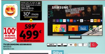 Auchan Samsung TV LED UE50BU8505 aanbieding