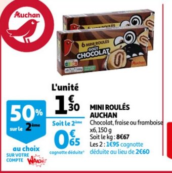 Auchan Mini Roules Auchan aanbieding