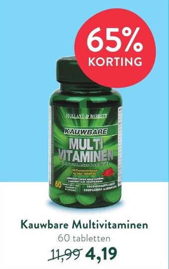 Kauwbare multivitaminen