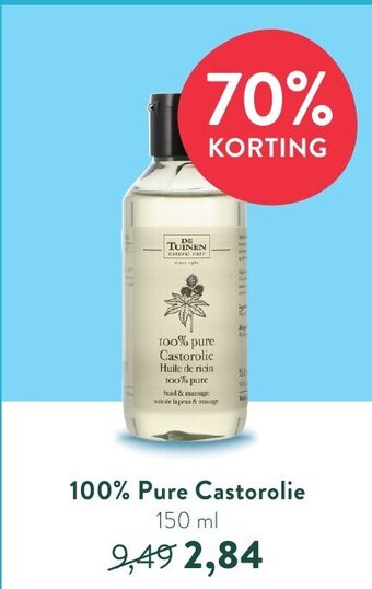 Holland & Barrett 100% pure castorolie 150ml aanbieding