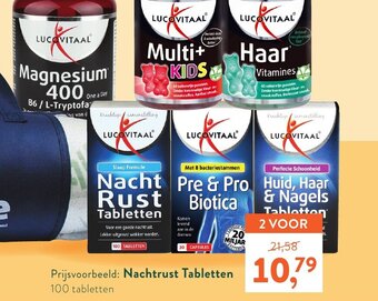 Holland & Barrett Nachtrust tabletten aanbieding