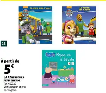 Auchan La rentree des petits heros aanbieding