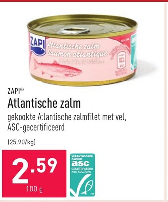 ALDI Zapi Atlantische zalm aanbieding