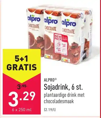 ALDI Alpro Sojadrink, 6 st. aanbieding