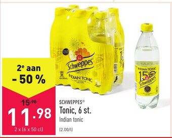 ALDI Schweppes Tonic, 6 st. aanbieding