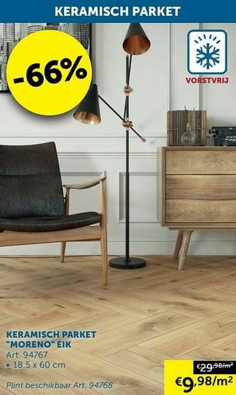 Zelfbouwmarkt Keramisch parket moreno eik aanbieding