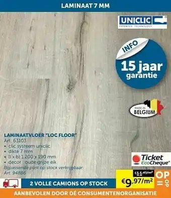 Laminaatvloer loc floor