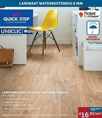 Zelfbouwmarkt Laminaatvloer classic waterbestendig aanbieding