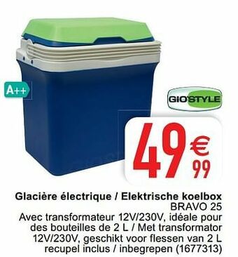 Cora Glacière électrique - elektrische koelbox bravo 25 aanbieding