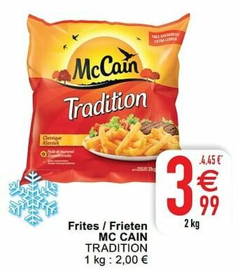 Cora Frites - frieten mc cain tradition aanbieding
