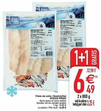 Cora Filets de colin - koolvisfilet ocean pride aanbieding