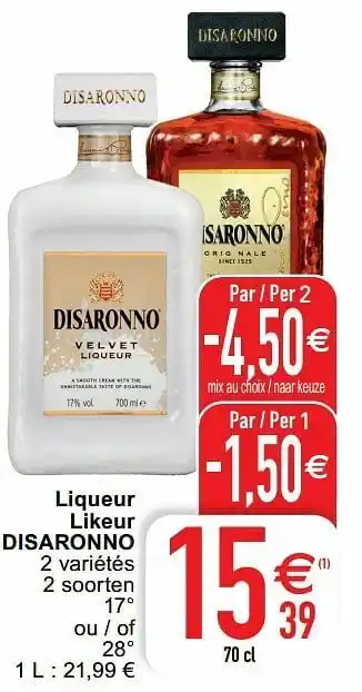 Cora Liqueur likeur disaronno aanbieding