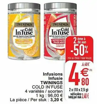 Infusions infusie twinings cold in`fuse
