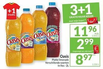 Oasis platte limonade
