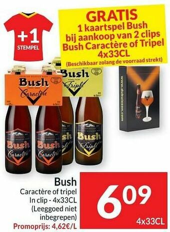 Intermarché Bush caractère of tripel aanbieding
