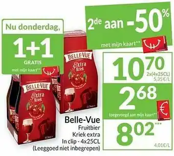 Belle-vue fruitbier kriek extra