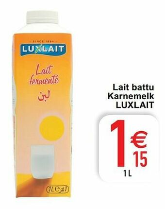 Lait battu karnemelk luxlait