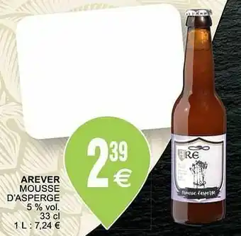 Arever mousse d`asperge