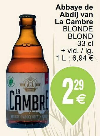 Abbaye de abdij van la cambre blonde blond