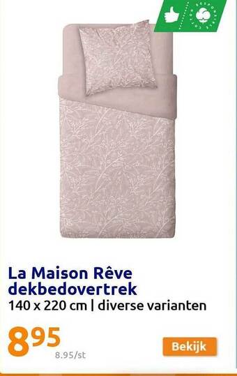 Action La maison rêve dekbedovertrek aanbieding
