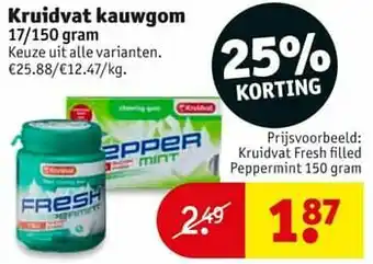 Kruidvat Kruidvat fresh filled peppermint aanbieding