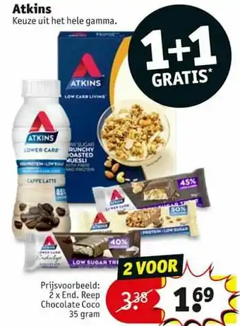 Kruidvat End. reep chocolate coco aanbieding