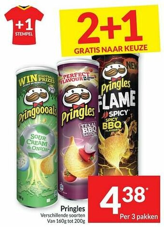 Intermarché Pringles verschillende soorten aanbieding