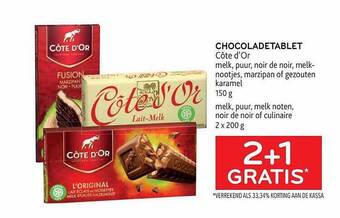 Alvo Chocoladetablet côte d'or aanbieding