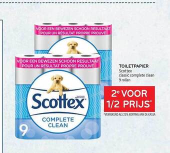 Alvo Toiletpapier scottex aanbieding