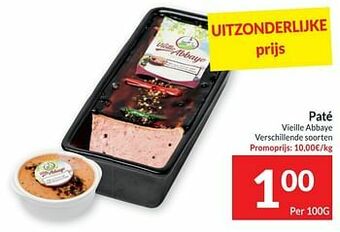 Intermarché Paté vieille abbaye aanbieding