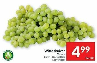 Intermarché Witte druiven victoria aanbieding