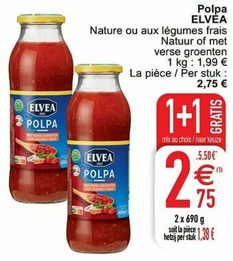 Cora Polpa elvea aanbieding
