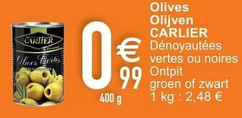 Olives olijven carlier