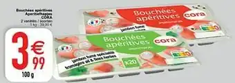 Cora Bouchées apéritives aperitiefhapjes cora aanbieding