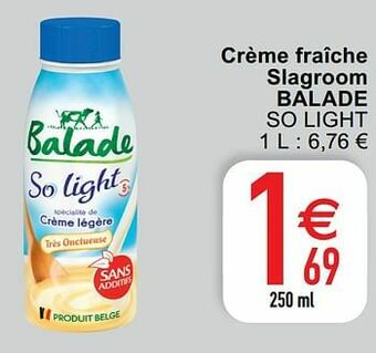 Cora Crème fraîche slagroom balade so light aanbieding