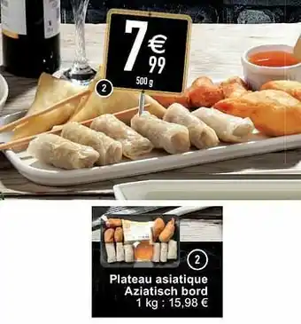 Plateau asiatique aziatisch bord