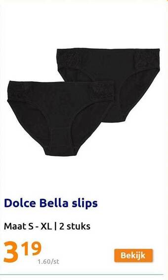 Action Dolce bella slips aanbieding