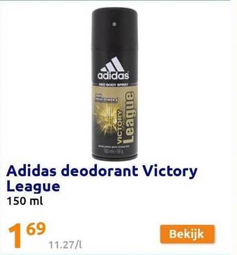 Action Adidas deodorant victory league aanbieding