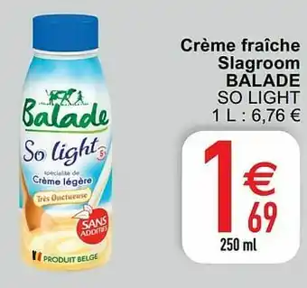 Cora Crème fraîche slagroom balade so light aanbieding